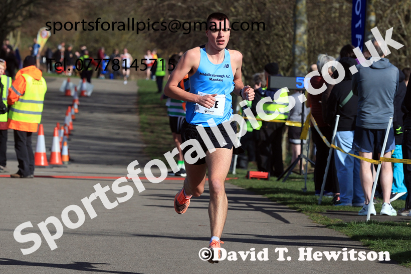 Senior Mens 2026 NECAA Royal Signals Road Relays, Hetton Lyons Country Park, Hetton le Hole. Photo: David T. Hewitson/Sports for All Pics